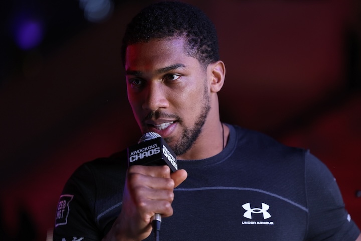 Anthony Joshua: 'I'm not here to be friends with anyone'